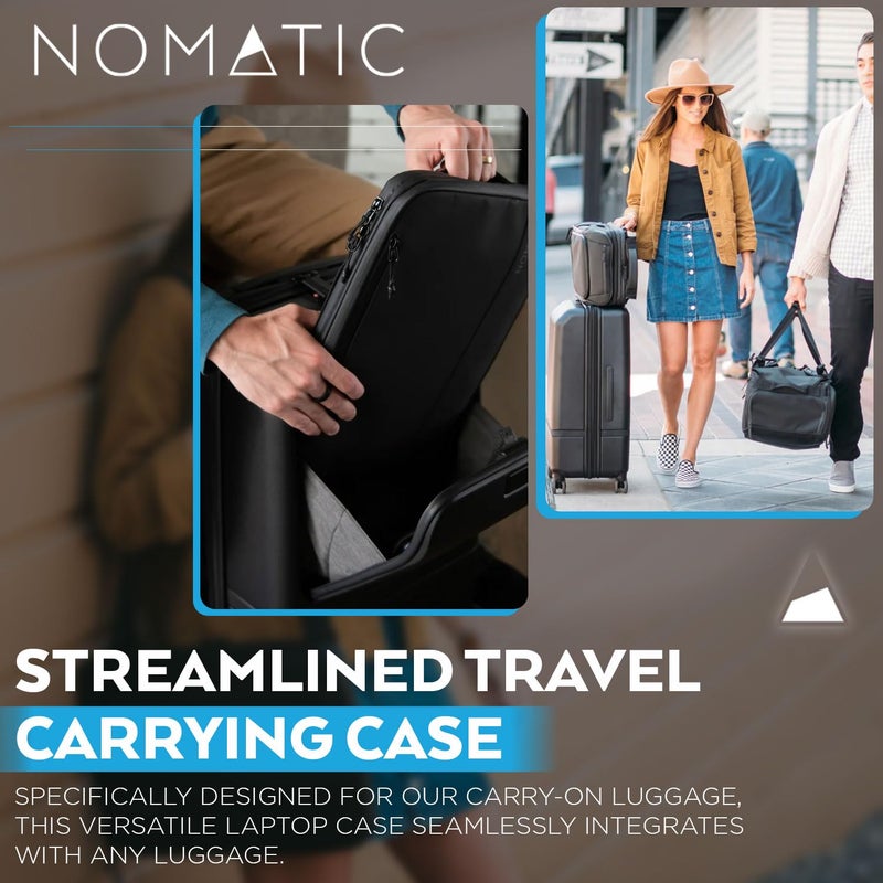 NOMATIC Tech Case: Laptop Protective Case for MacBook Air, iPad Pro, Chromebook Notebook Computer and Chargers, Water Resistance Laptop Computer Bag - Image 3